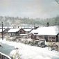 ■白樺町４班、夏と冬景色　1955