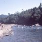 川岸キャンプ水泳場1967