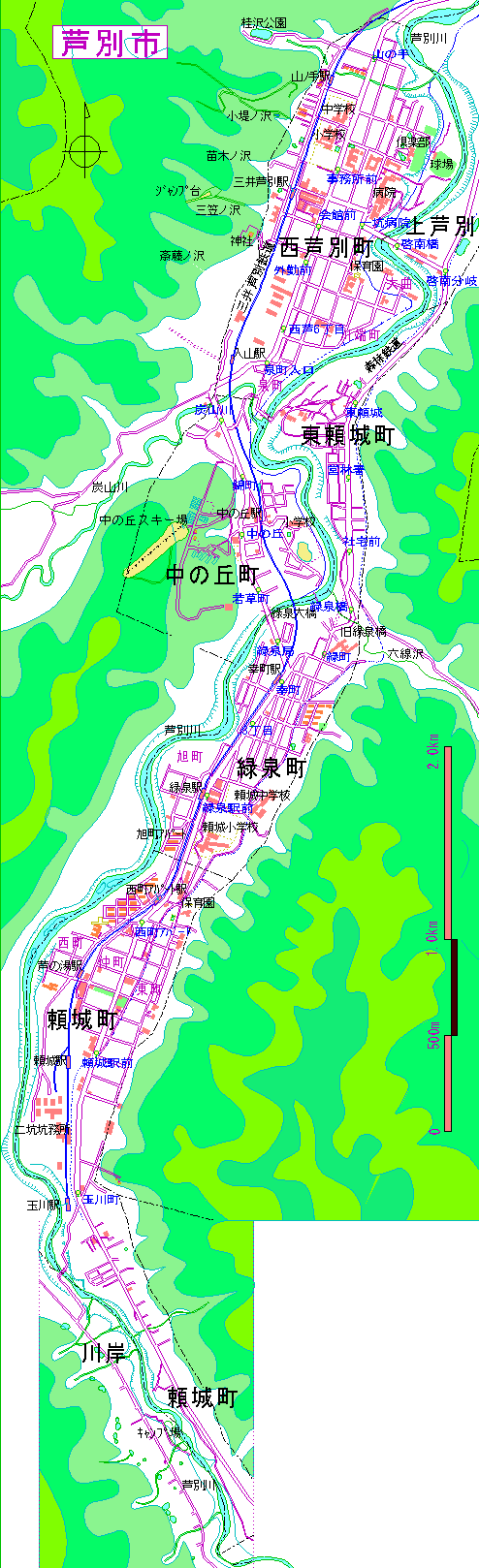 三井地区全図1964